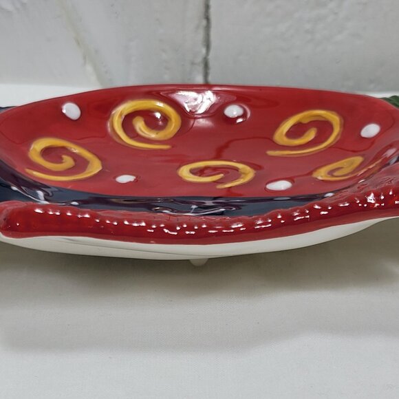 Signature Ceramic Winter Mitten Dish - 2006- Candy Trinket Dish - NEW with Box - Picture 4 of 16